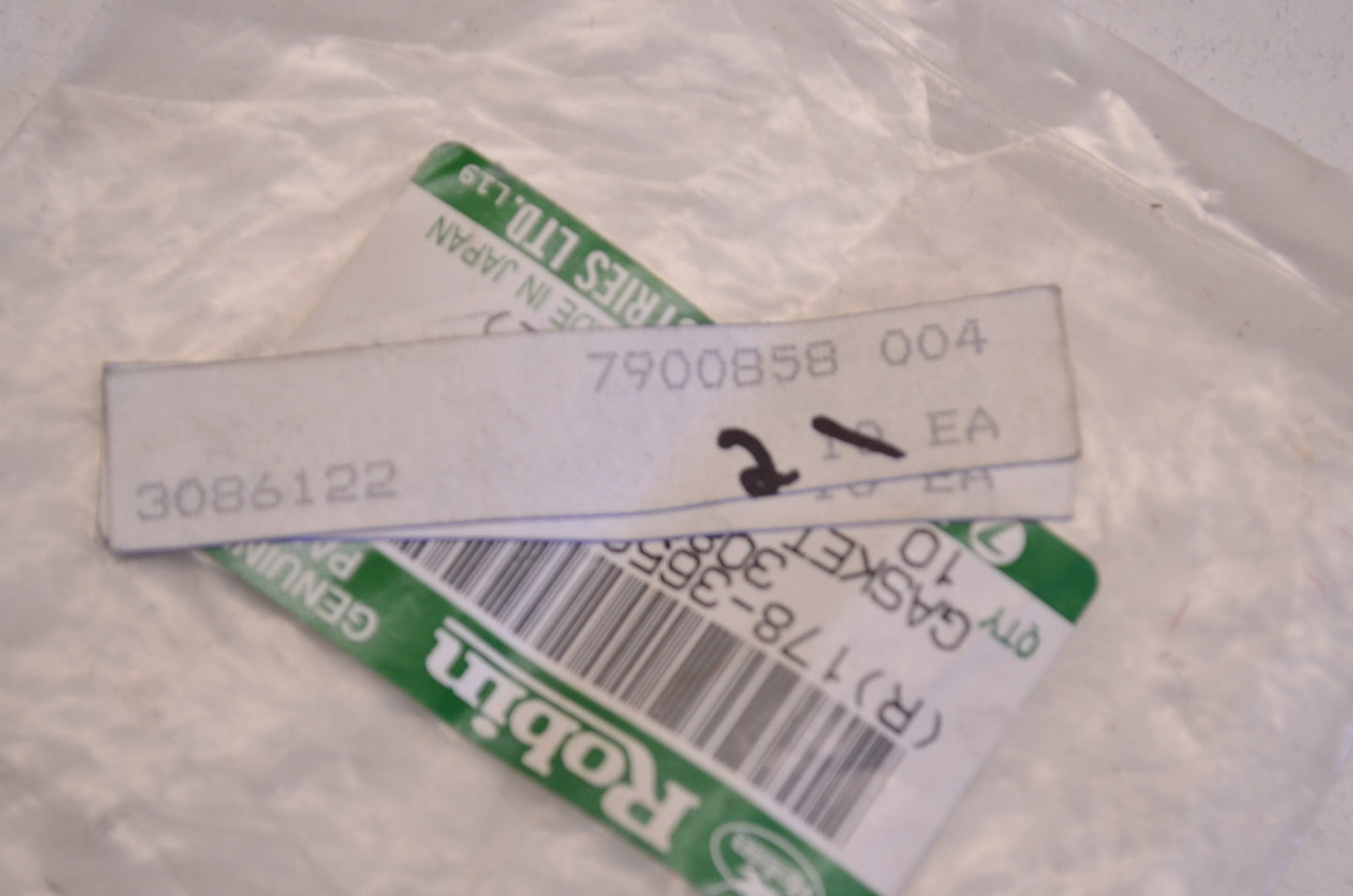 OEM Polaris 3086122 Exhaust Valve Gasket Qty 2 NOS