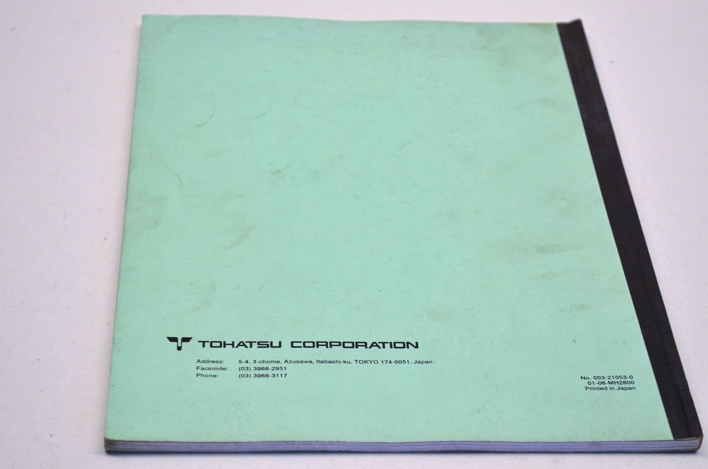 OEM Tohatsu Outboard Service Manual 4-Stroke 25 30