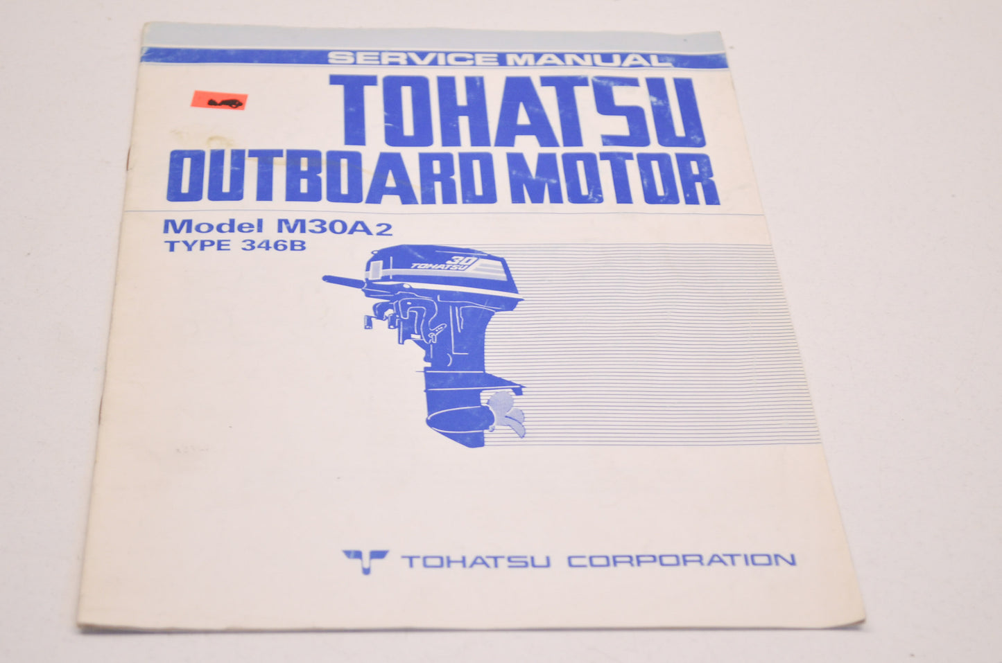OEM Tohatsu Outboard Motor Service Manual M30A2 Type 346B