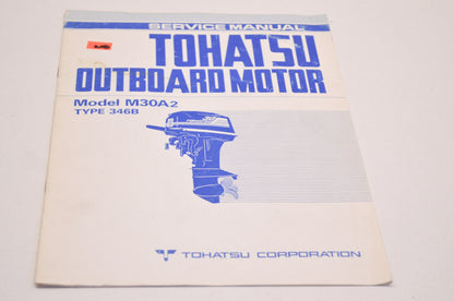 OEM Tohatsu Outboard Motor Service Manual M30A2 Type 346B