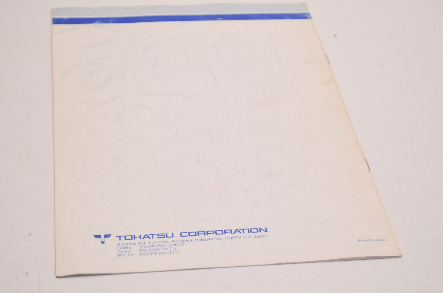 OEM Tohatsu Outboard Motor Service Manual M30A2 Type 346B