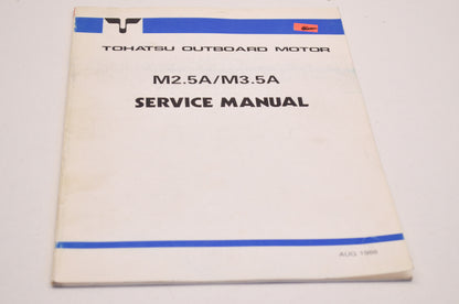 OEM Tohatsu Outboard Motor Service Manual M2.5A/M3.5A