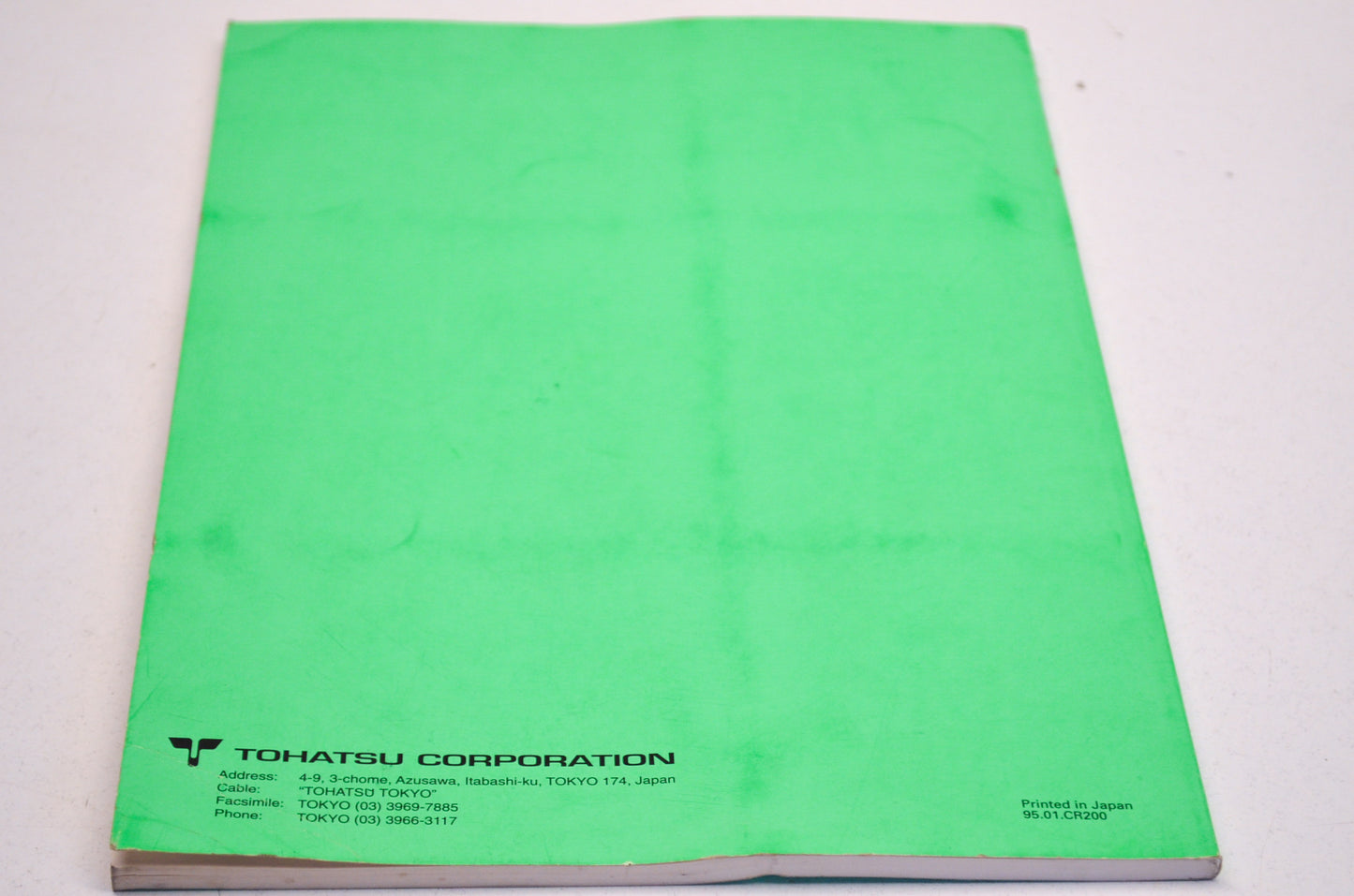 New OEM Tohatsu Outboard Service Manual 9.9, 15, 18 NOS