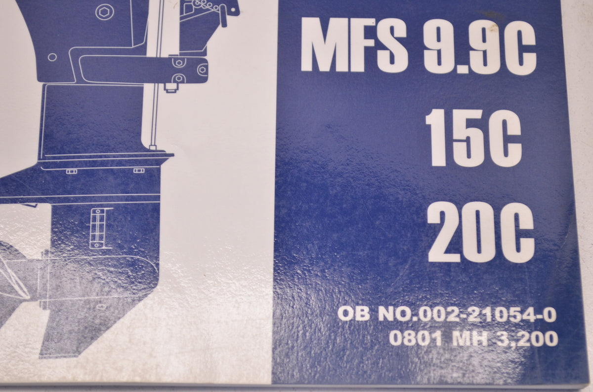 Tohatsu 002-21054-0 Parts List MFS9.9C/15C/20C NOS