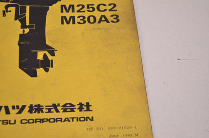 Outboard Motors Parts List M25C2 M30A3
