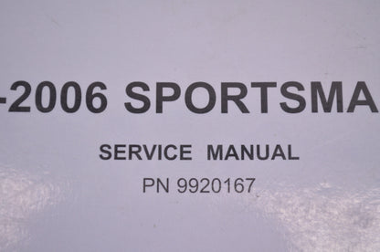 OEM Polaris 9920167 Service Manual 06 Sportsman 6X6