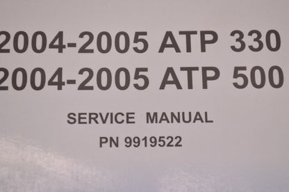 OEM Polaris 9919522 Service Manual 04-05 ATP 330/500 NOS