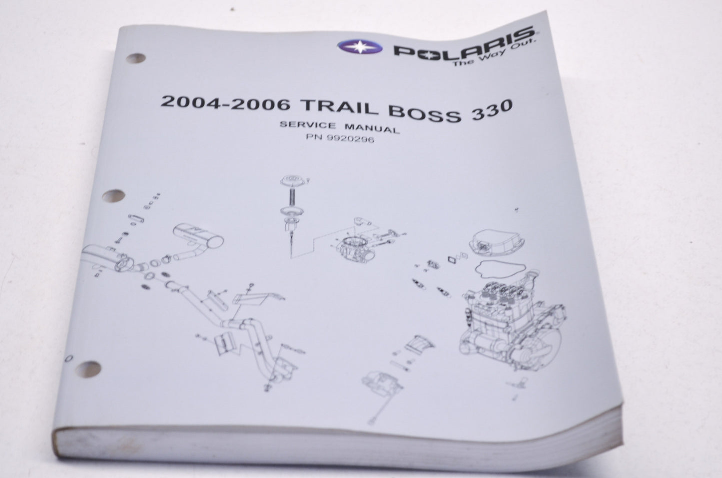 OEM Polaris 9920296 Service Manual 06 Trail Boss 330 NOS