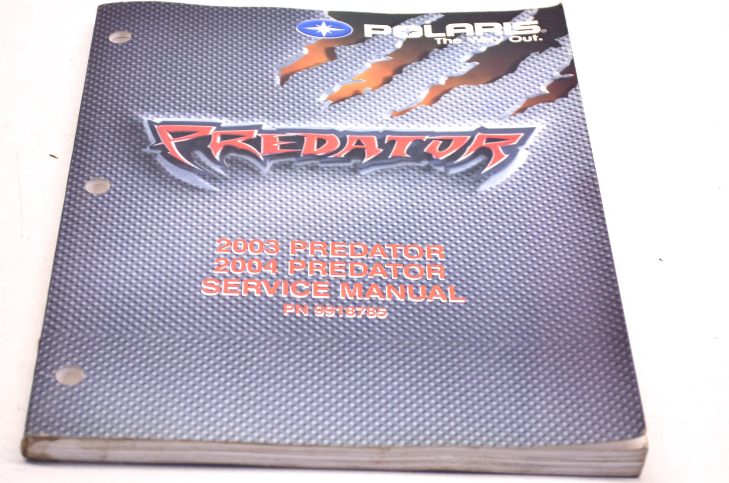 OEM Polaris 9918785 Service Manual 03/04 Predator 500