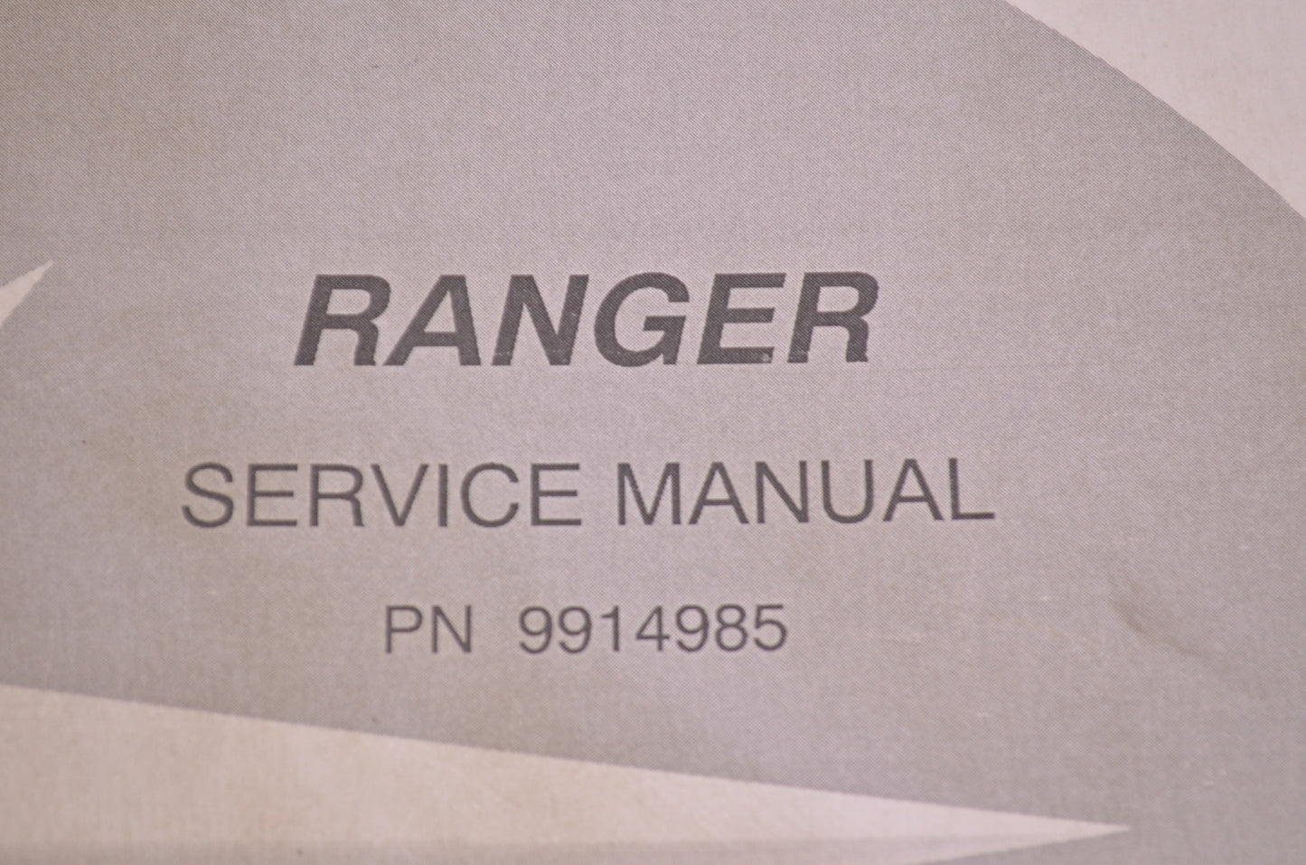 OEM Polaris 9914985 Service Manual Ranger