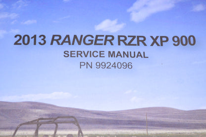 OEM Polaris 9924096 Service Manual 14 RZR XP/XP 4 900