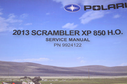 OEM Polaris 9924122 Service Manual 14 Scrambler XP 850