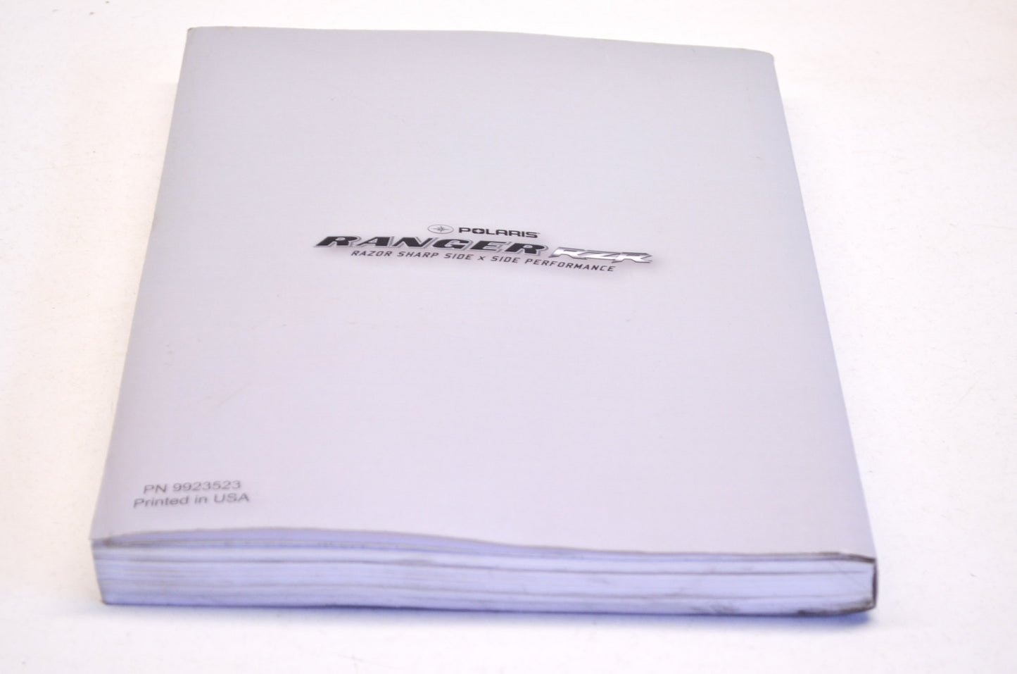 OEM Polaris 9923523 Service Manual 12 Ranger RZR 570/INTL