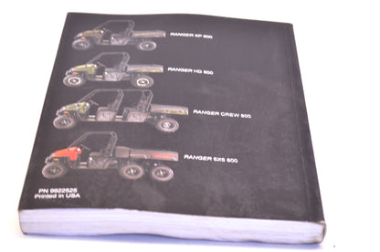 OEM Polaris 9922525 Service Manual 10 Ranger 4X4/6X6 800EFI
