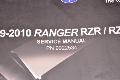 OEM Polaris 9922534 Service Manual 2009-2010 RZR,RZR S,RZR