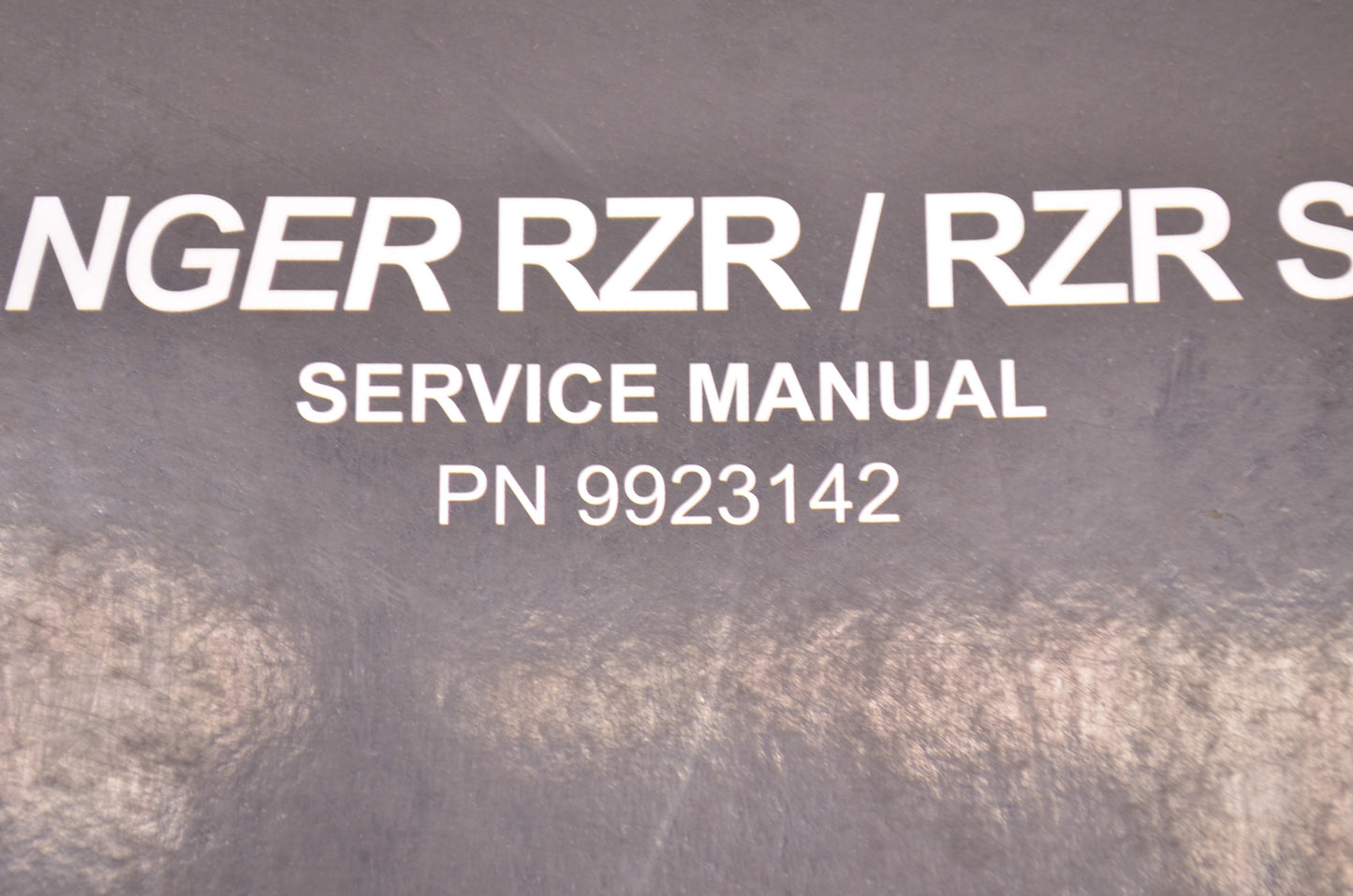 OEM Polaris 9923142 Service Manual 11-12 RZR/RZR S/RZR 4