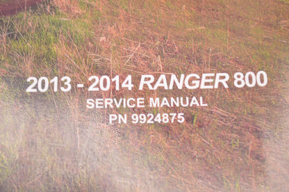OEM Polaris 9924875 Service Manual 2015 Ranger 800 6X6