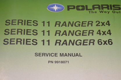OEM Polaris 9918071 Service Manual Ranger 2X4/4X4/6X6 SER