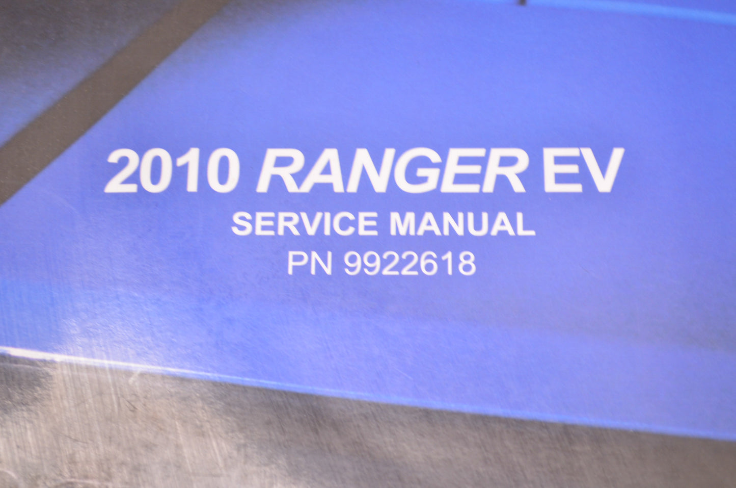 OEM Polaris 9922618 Service Manual 2010 Ranger 4X4, EV