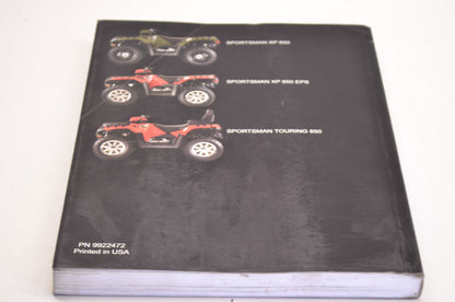 OEM Polaris 9922472 Service Manual 2010 Sportsman 850