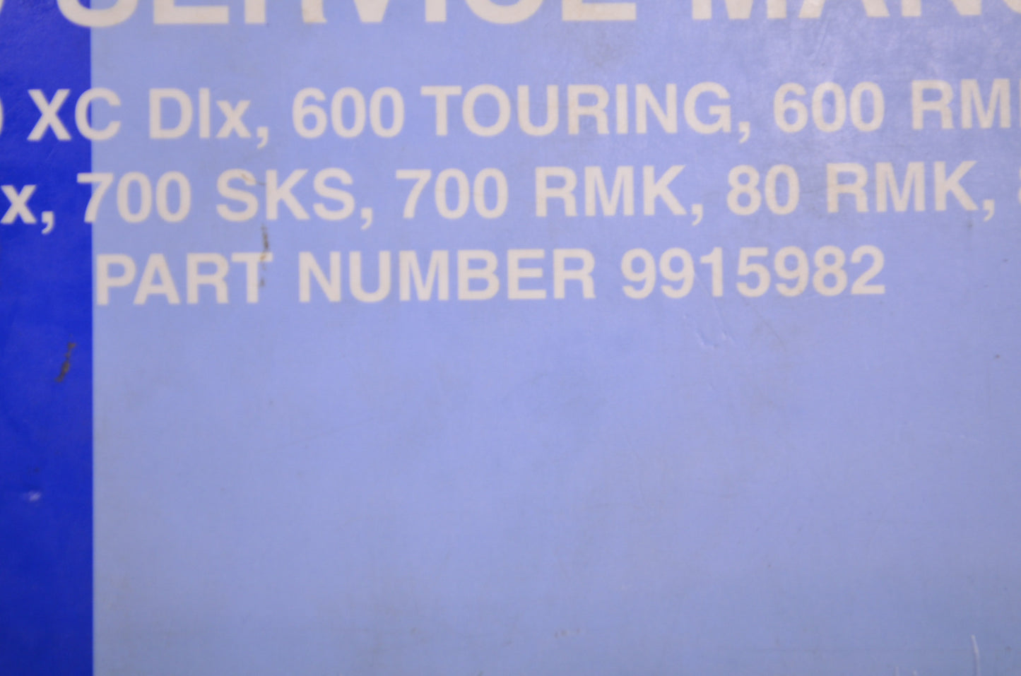 OEM Polaris 2000 Service Manual