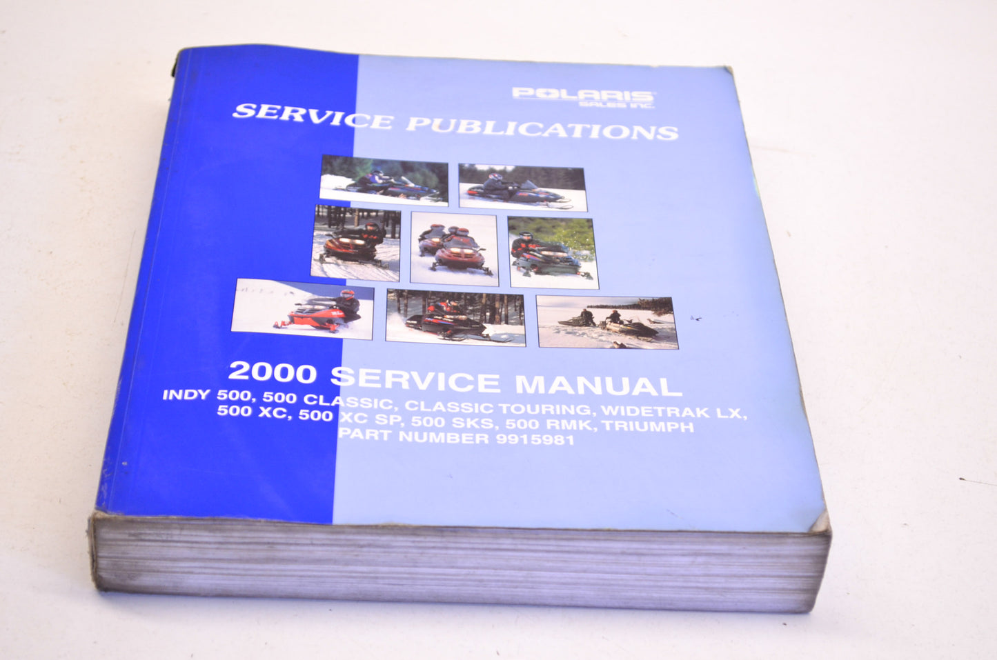 OEM Polaris 2000 Snowmobile Service Manual