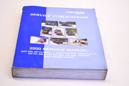 OEM Polaris 2000 Snowmobile Service Manual