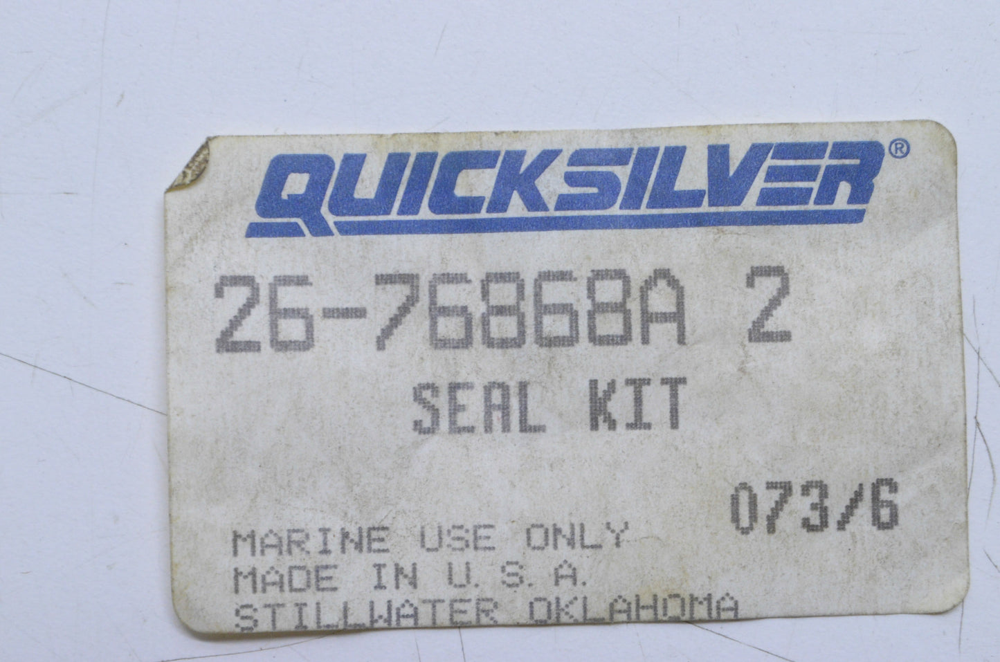 New OEM Mercury Seal Kit NOS