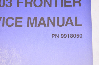 OEM Polaris 9918050 Frontier Manual