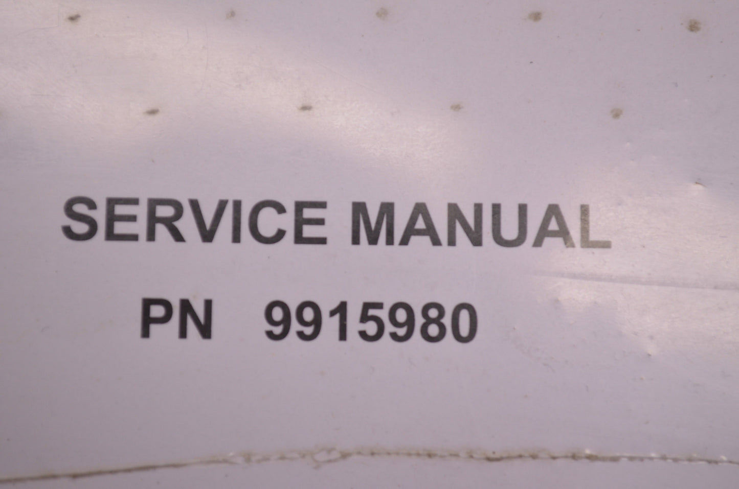 New OEM Polaris 2000 Snowmobile Service Manual NOS