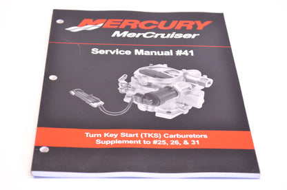 OEM Mercury Mercruiser Service Manual #41 TKS Carburetors