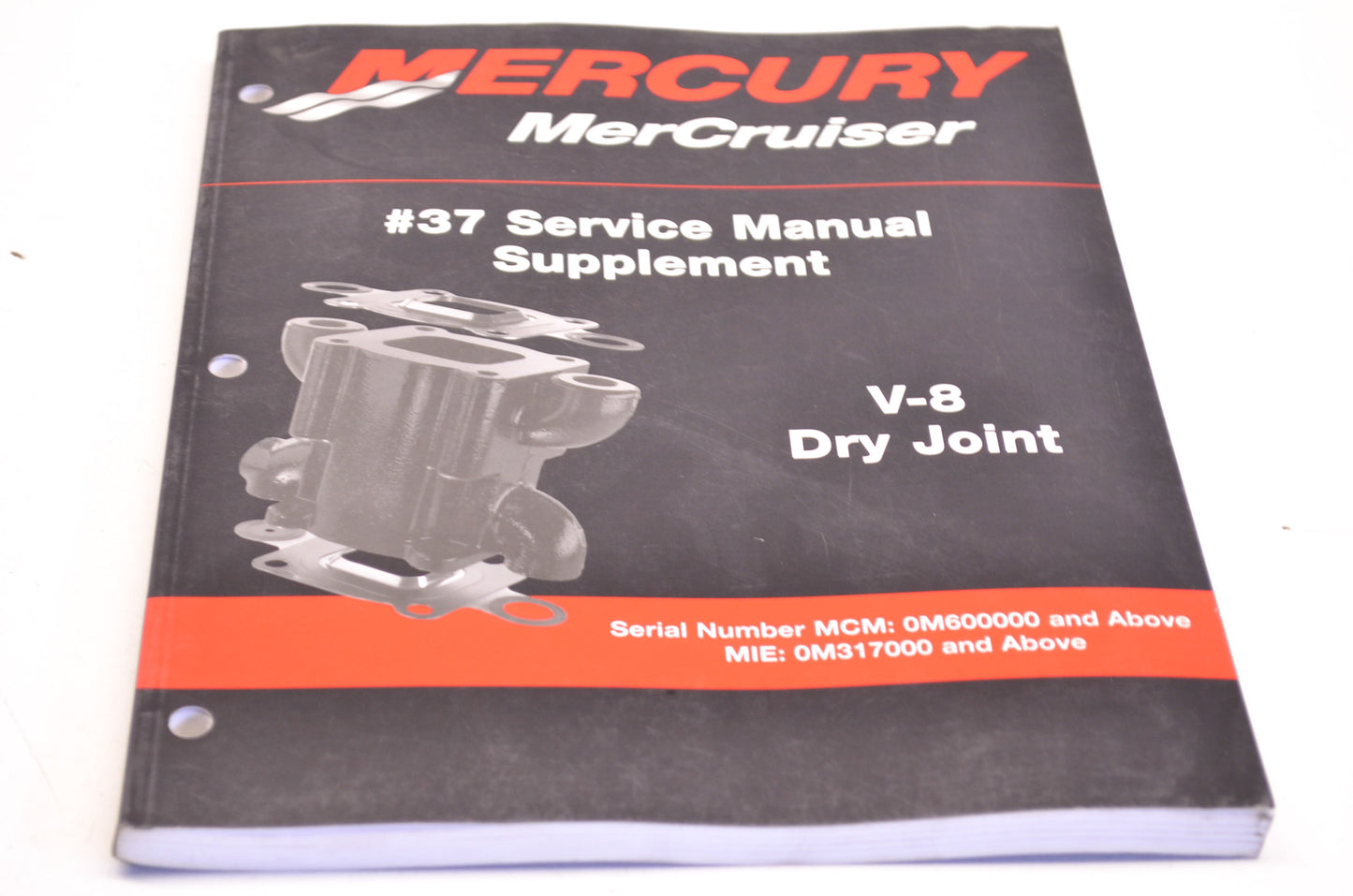 OEM Mercury 90-864260020 Mercruiser #37 Service Manual Supplement V-8 Dry Joint