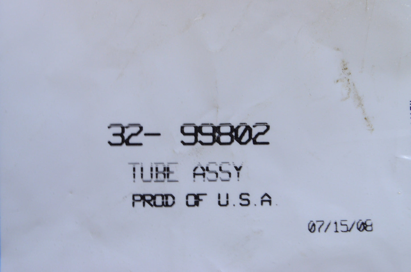 New OEM Mercury Tube Assembly NOS