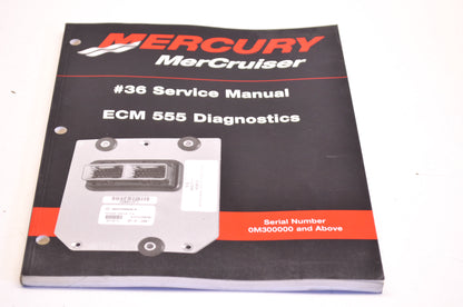 OEM Mercury 90-864573 Mercruiser #36 Service Manual ECM 555 Diagnostics