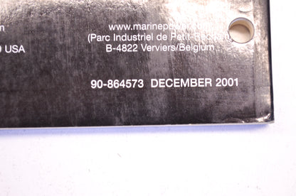 OEM Mercury 90-864573 Mercruiser #36 Service Manual ECM 555 Diagnostics