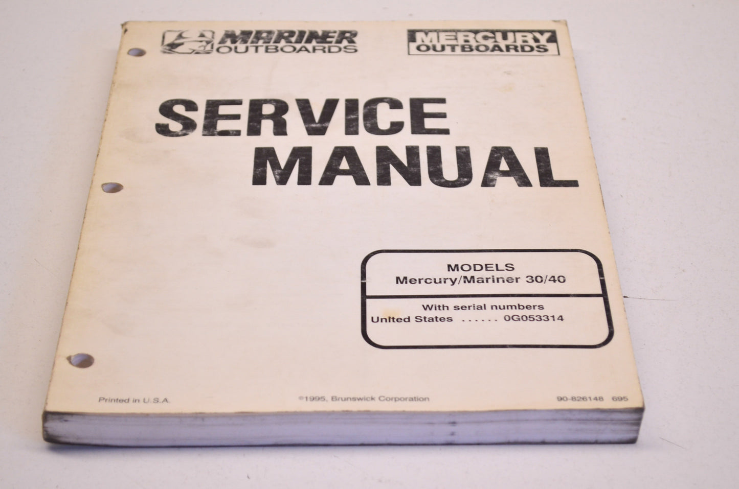 OEM Mercury /Mariner Service Manual 30/40