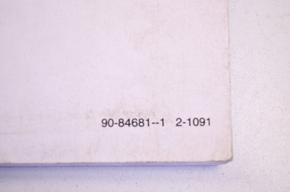 OEM Mercury Service Manual 20C 25C W25 30A W30