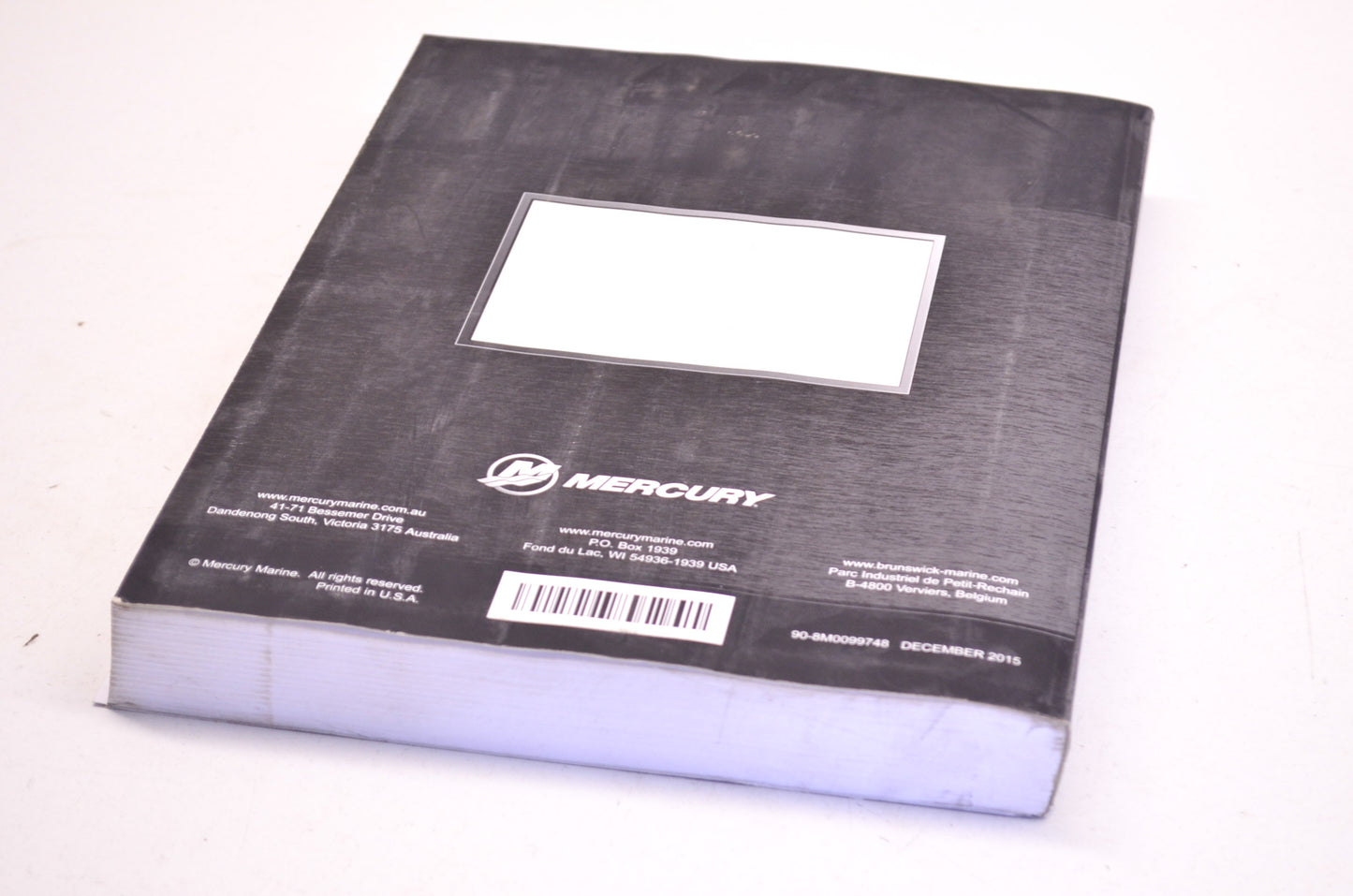 OEM Mercury Service Manual 6.2L Mercruiser