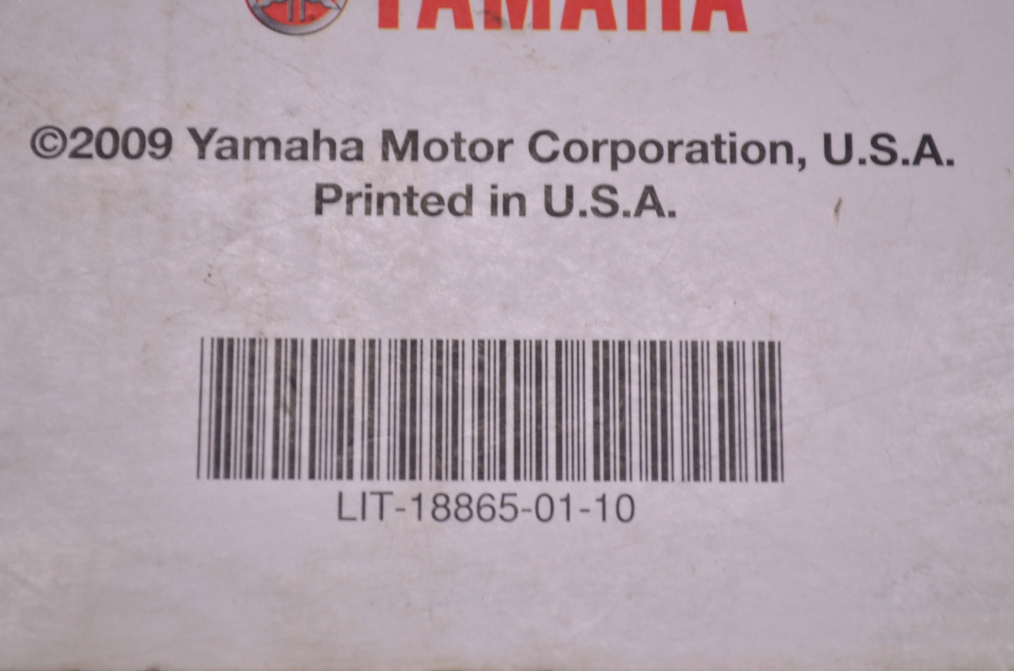 OEM Yamaha LIT-18865-01-10 Technical Update 2010 Marine