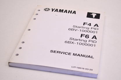 OEM Yamaha F4A F6A Service Manual