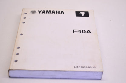 OEM Yamaha LIT-18616-03-15 F40A Manual Manual