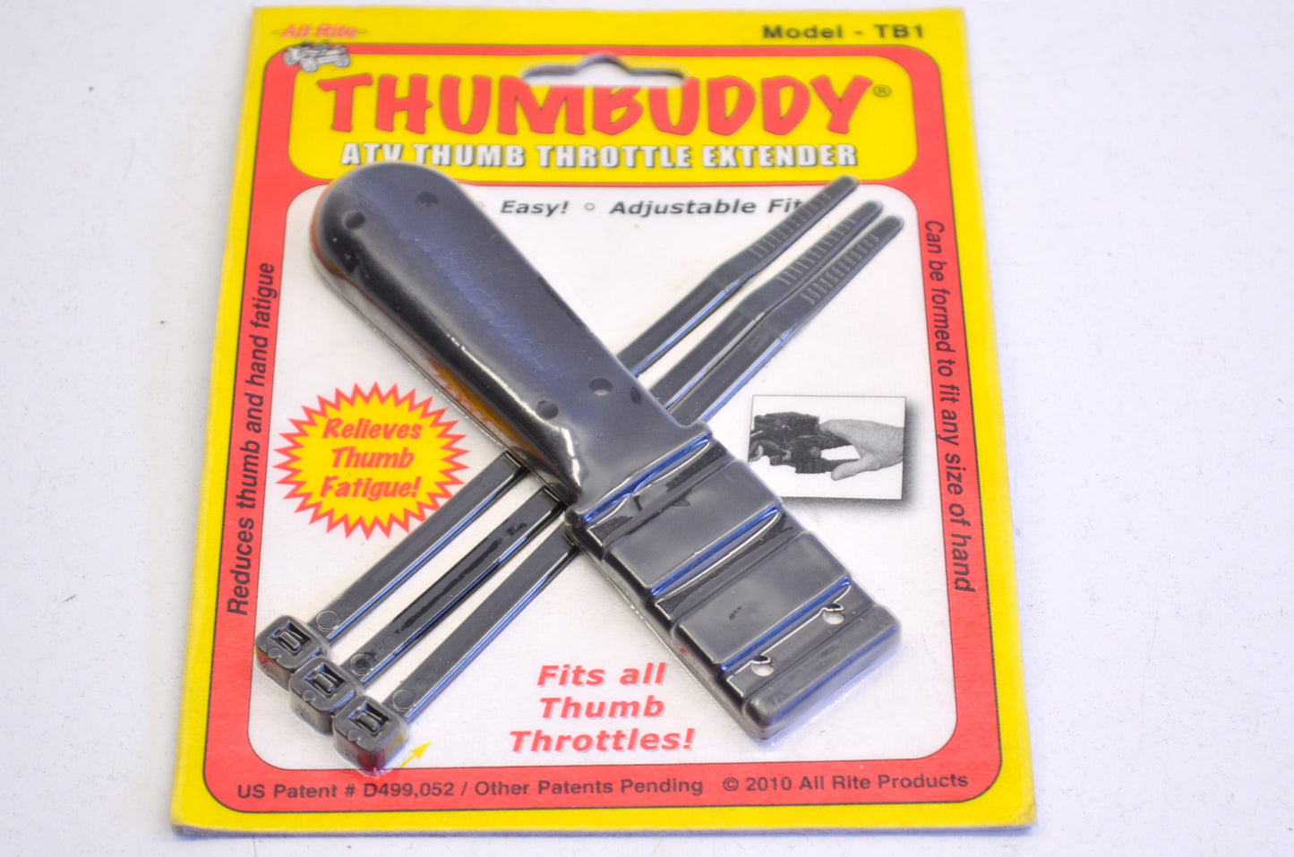 New All Rite Thumbuddy ATV Universal Throttle Extender NOS