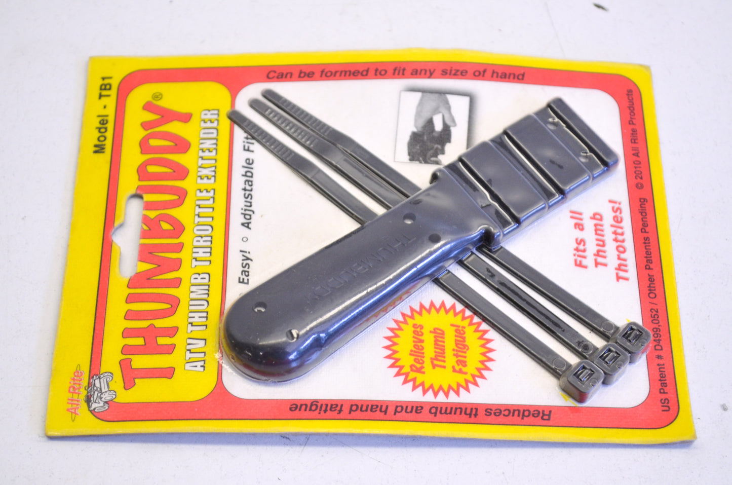 New All Rite Thumbuddy ATV Universal Throttle Extender NOS