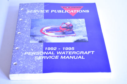 OEM Polaris 9912201, 9913364 1992-1995 Personal Watercraft Service Manual NOS