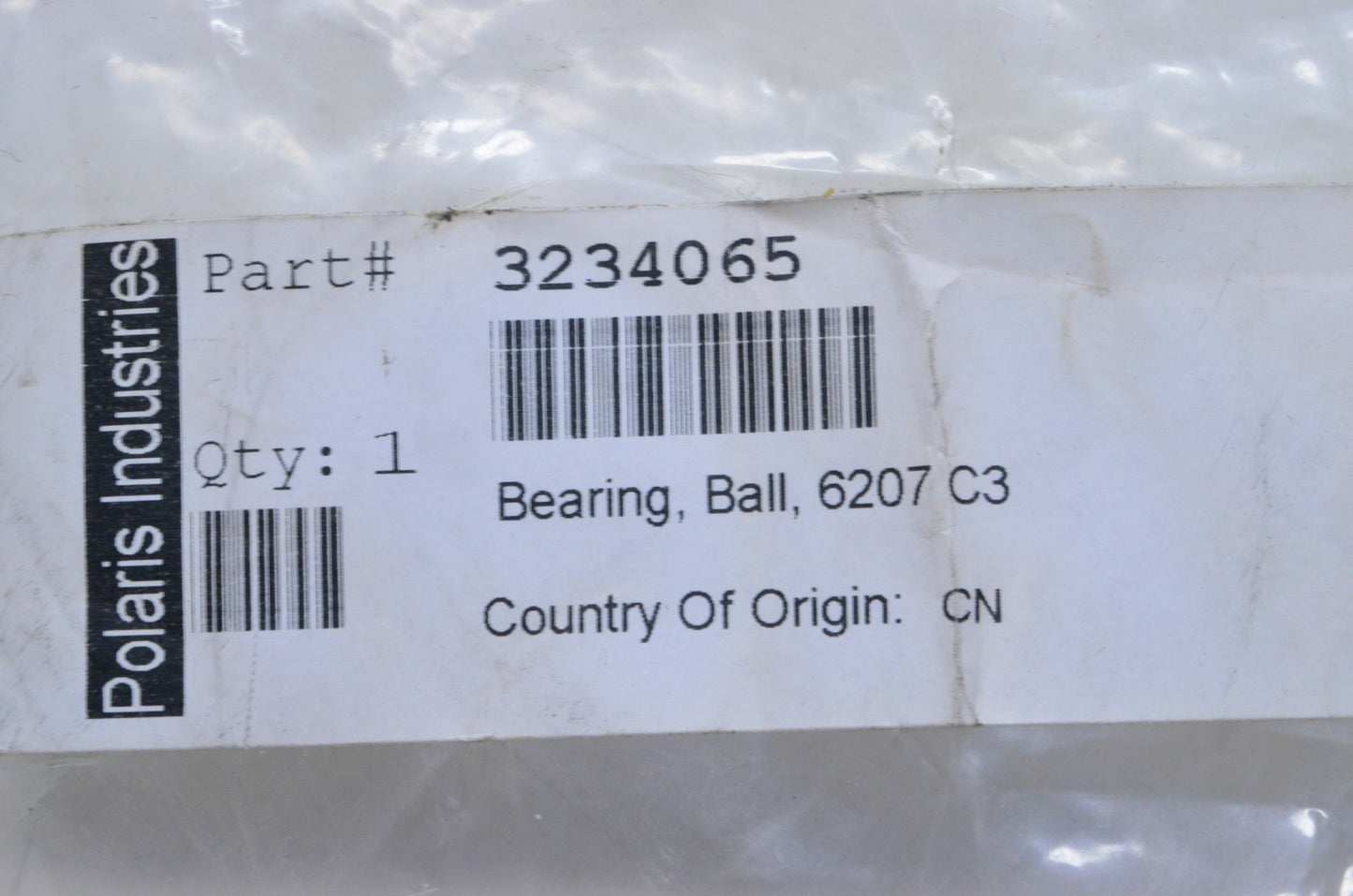 OEM Polaris 3234065 Ball Bearing NOS