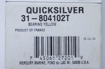 OEM Mercury 31-804102T Yellow Bearing NOS