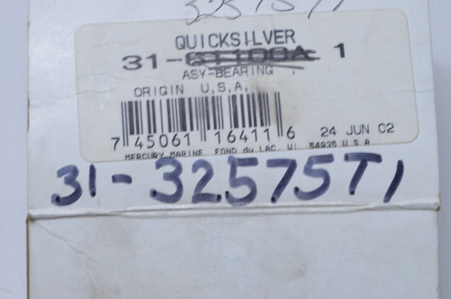 New OEM Mercury Drive Shaft Bearing Assembly NOS