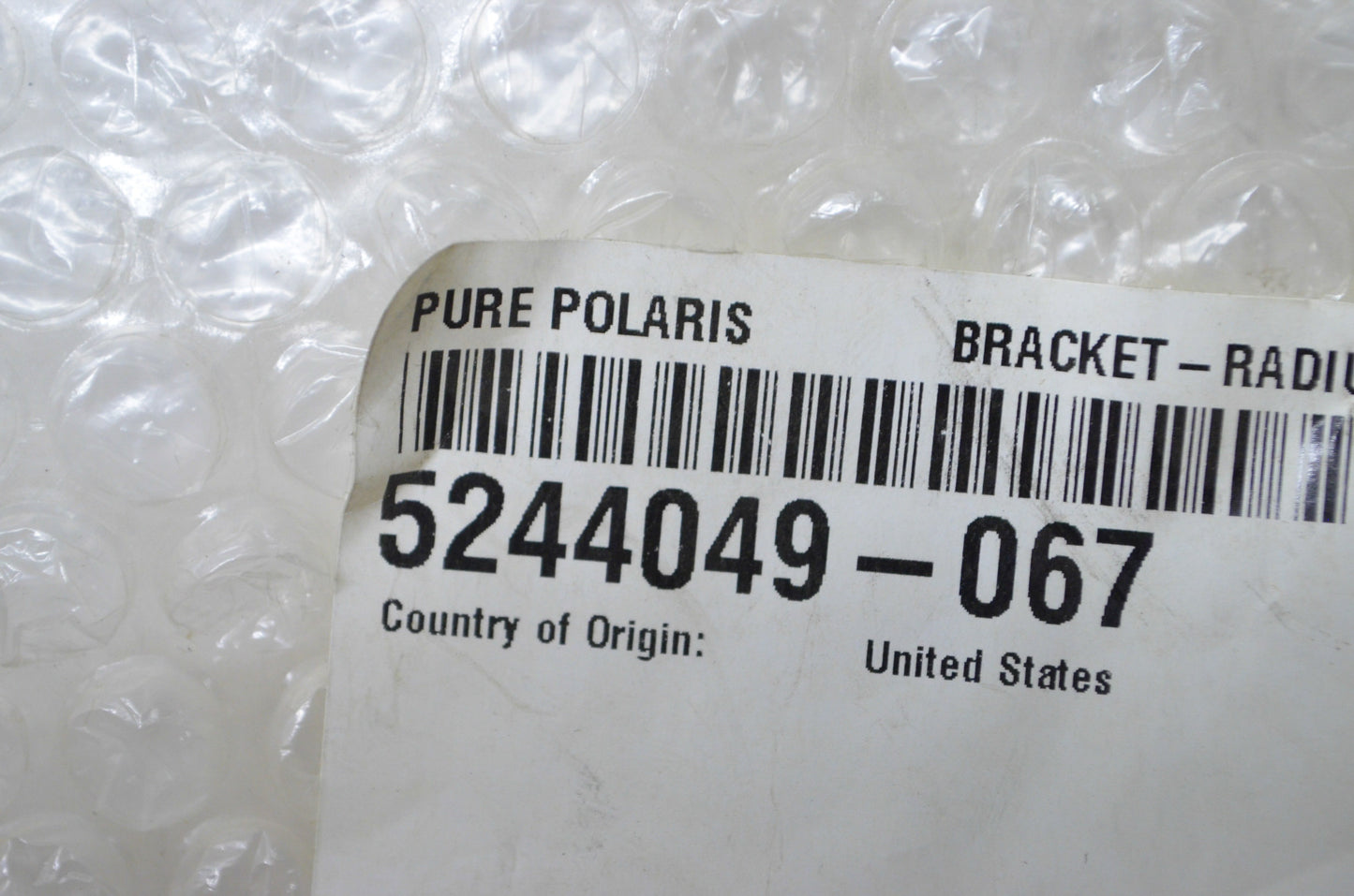 New OEM Polaris Radius Rod Support Bracket NOS