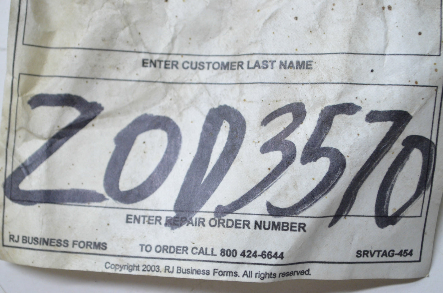Zodiac ZOD3570 Hydraulic Hose NOS