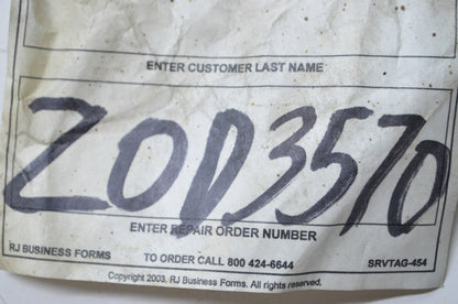 Zodiac ZOD3570 Hydraulic Hose NOS